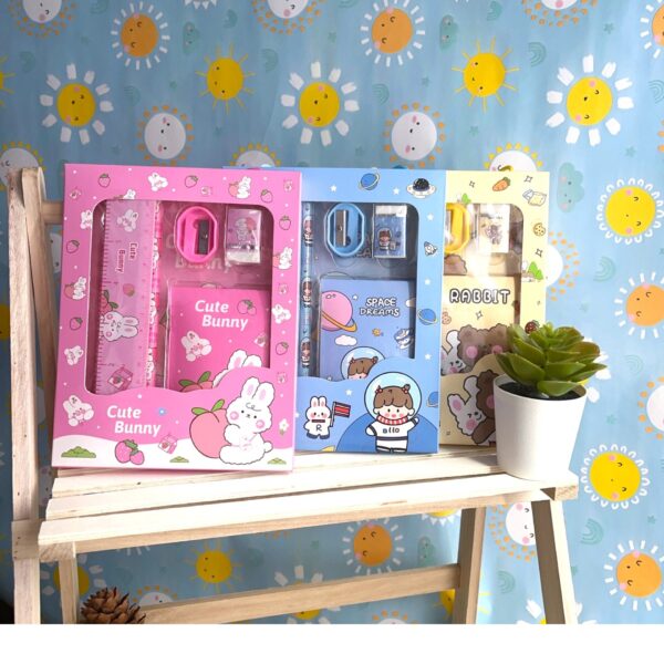 Cartoon Stationery Set for Kids – Fun School Supplies Kit